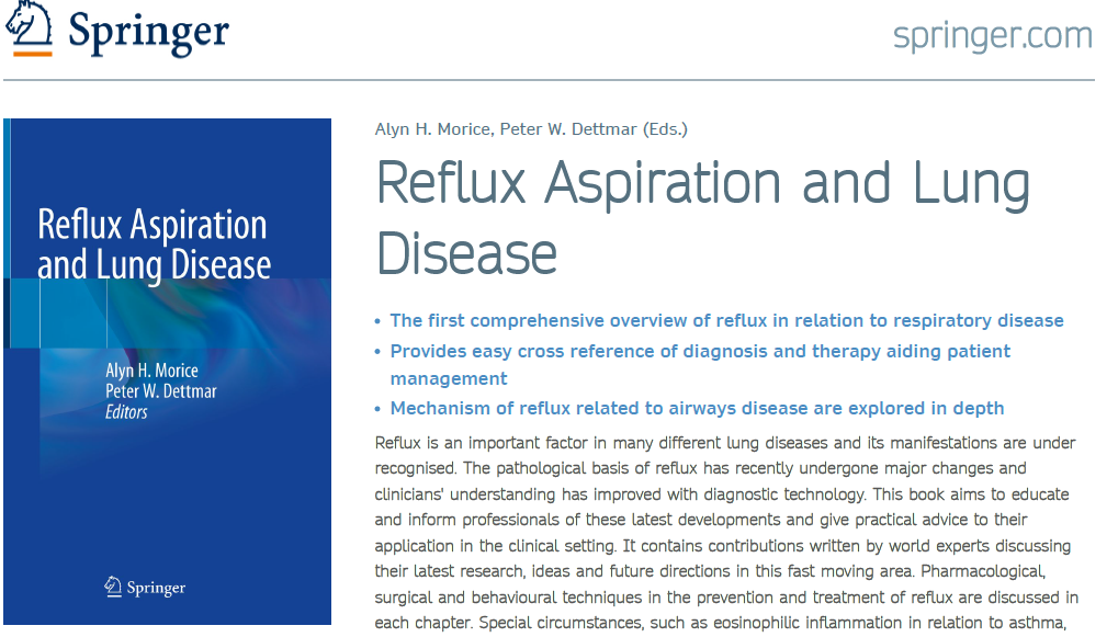 Reflux Aspiration and Lung Disease